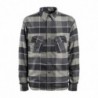 RSD GORMAN PLAID SHIRT BLACK/CHAROCAL