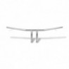 FAT 1-1/4" WISHBONE BAR, CHROME