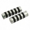 GRIPS, ALUMINUM WIDE BAND, CHROME