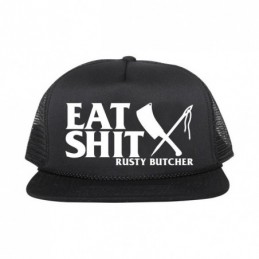 RUSTY BUTCHER MESH HAT EAT...